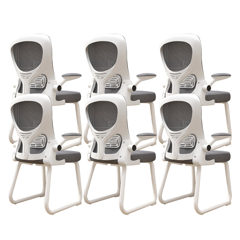 Contemporary Padded Arms Office Chair Ergonomic Desk Chair for Office