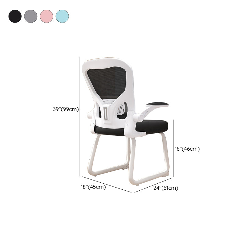 Contemporary Padded Arms Office Chair Ergonomic Desk Chair for Office