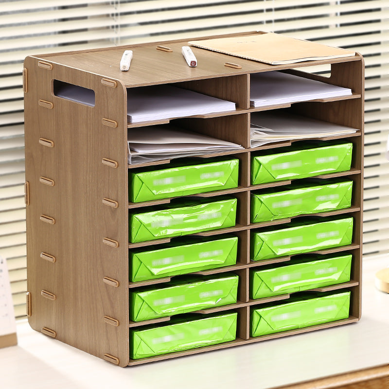 Modern Storage Filing Cabinet Wooden Frame File Cabinet for Office