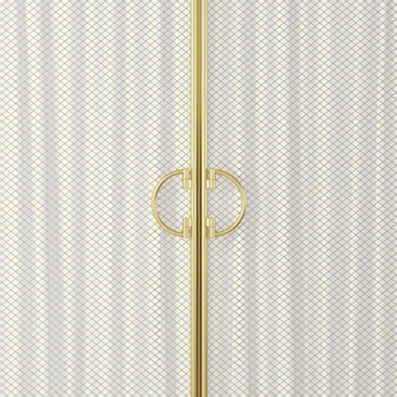 Bedroom Metal Wardrobe Industrial Style Rectangular Wardrobe Closet with Door