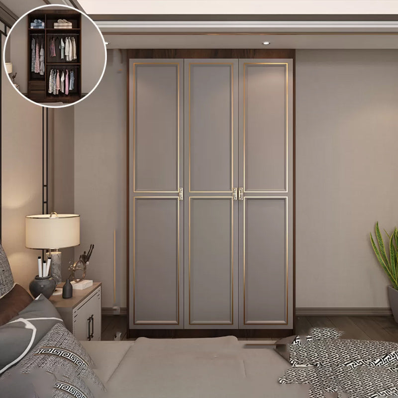 Modern Freestanding Wardrobe Engineered Wood Wardrobe Armoire