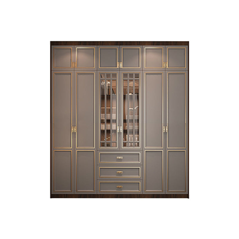 Modern Freestanding Wardrobe Engineered Wood Wardrobe Armoire
