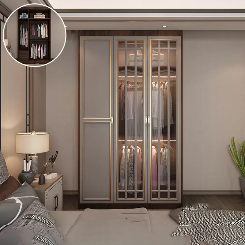 Modern Freestanding Wardrobe Engineered Wood Wardrobe Armoire