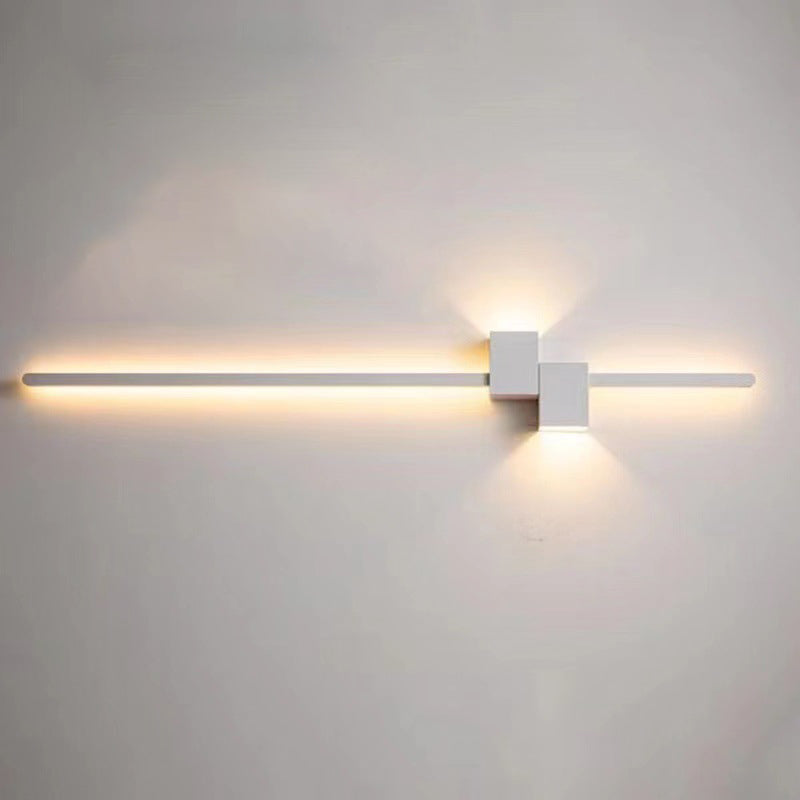 Modern Linear LED Wall Vanity Lights for Powder Room Washroom