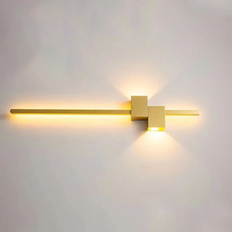 Modern Linear LED Wall Vanity Lights for Powder Room Washroom