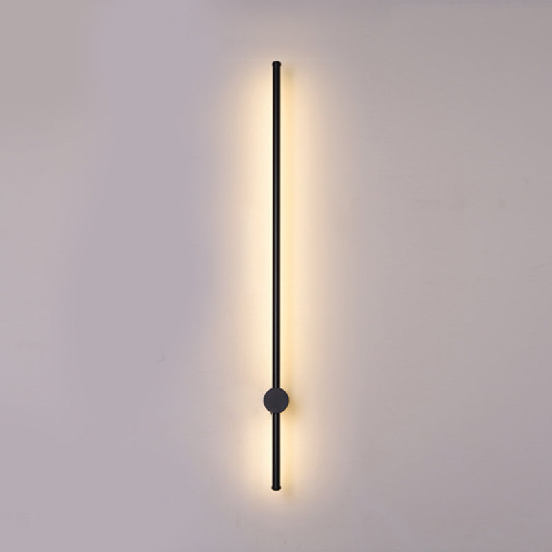 Single Black Modern Vanity Light Metal LED Bath Bar for Bathroom