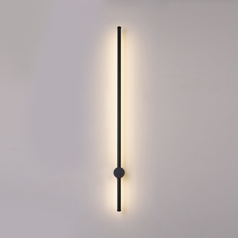 Single Black Modern Vanity Light Metal LED Bath Bar for Bathroom