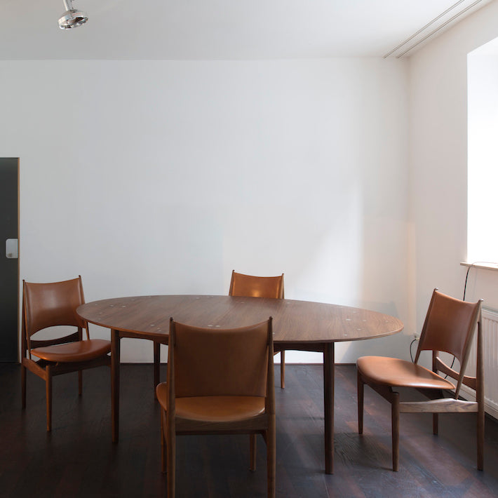 Contemporary Solid Wood and Faux Leather Armless Dining Chairs