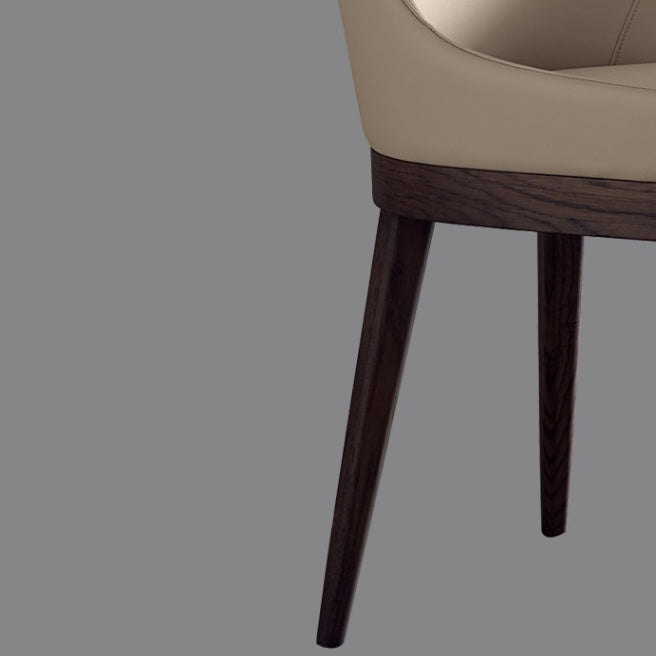 Faux Leather and Solid Wood Dining and Accent Chairs for Dining Room
