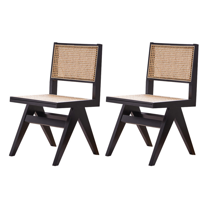 Contemporary Indoor Solid Wood King Louis Back Side Dining Chair