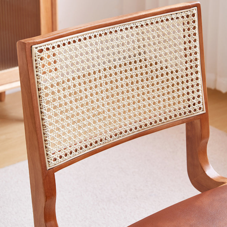 Contemporary Indoor Solid Wood King Louis Back Side Dining Chair