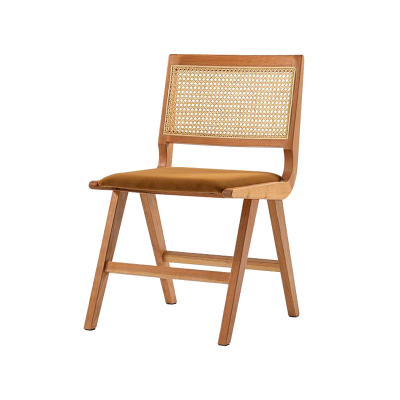 Contemporary Indoor Solid Wood King Louis Back Side Dining Chair