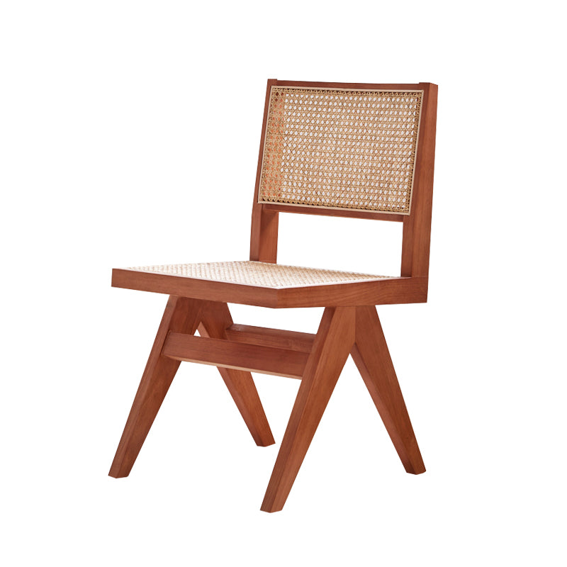 Contemporary Indoor Solid Wood King Louis Back Side Dining Chair