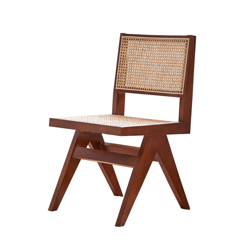 Contemporary Indoor Solid Wood King Louis Back Side Dining Chair