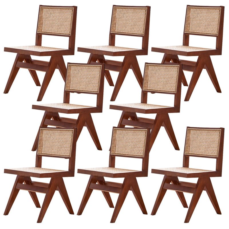 Contemporary Indoor Solid Wood King Louis Back Side Dining Chair