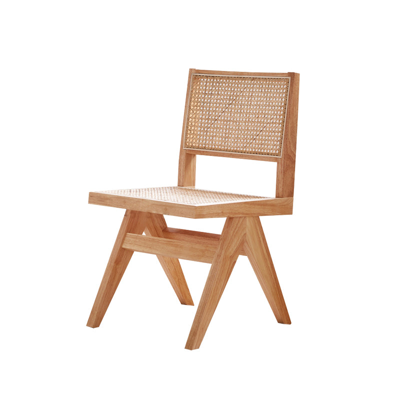 Contemporary Indoor Solid Wood King Louis Back Side Dining Chair