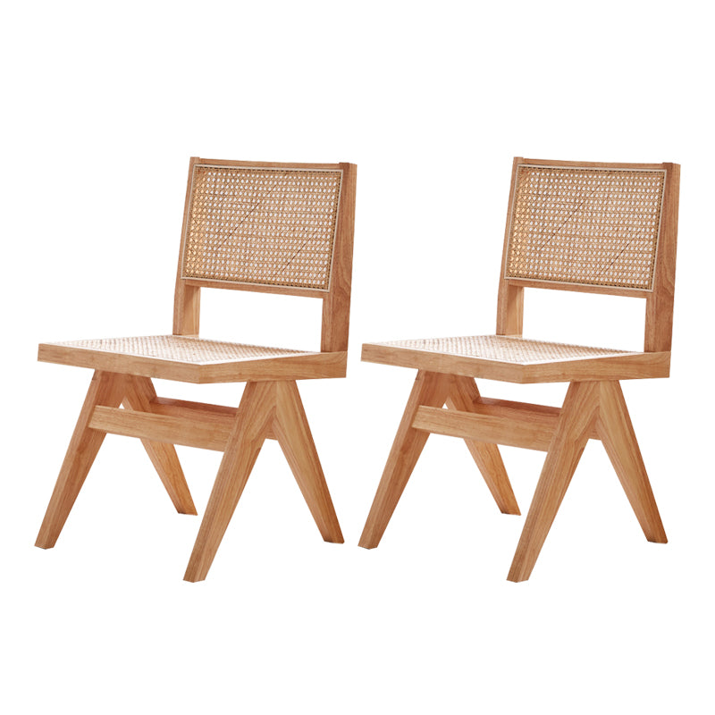 Contemporary Indoor Solid Wood King Louis Back Side Dining Chair