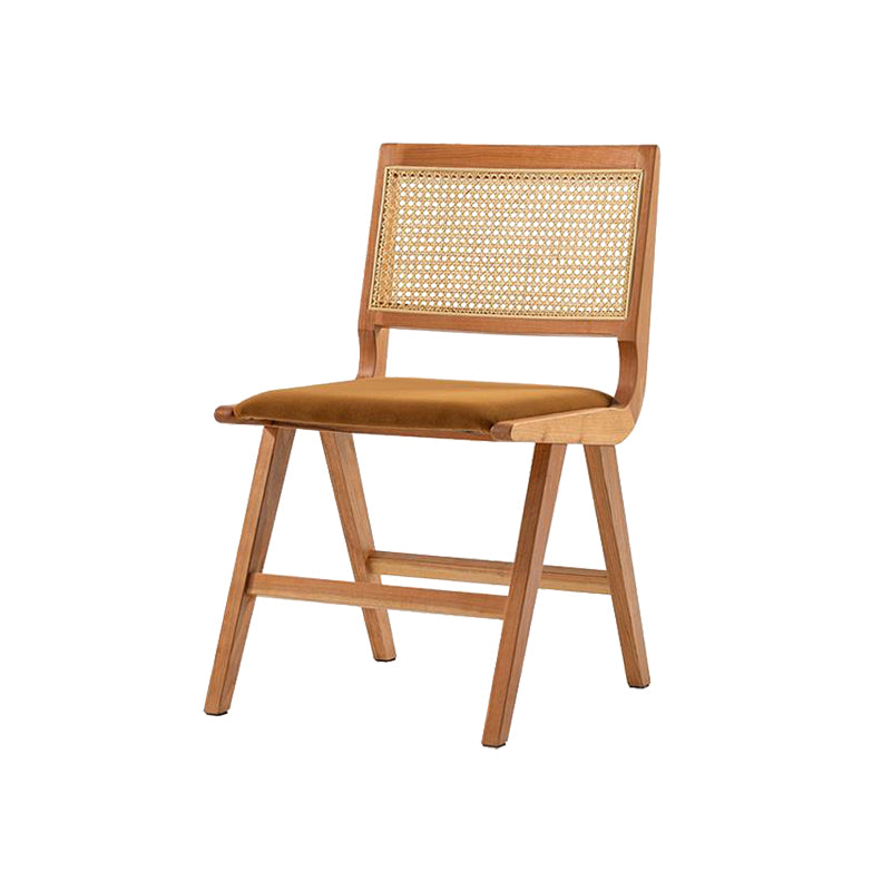 Contemporary Indoor Solid Wood King Louis Back Side Dining Chair