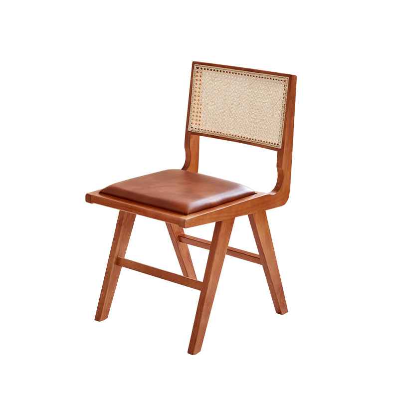 Contemporary Indoor Solid Wood King Louis Back Side Dining Chair