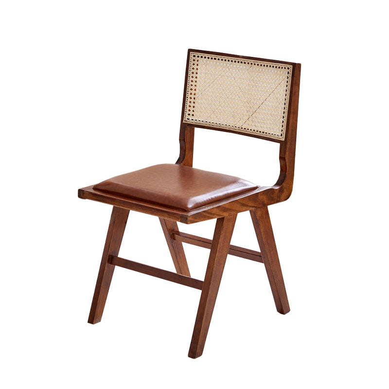 Contemporary Indoor Solid Wood King Louis Back Side Dining Chair