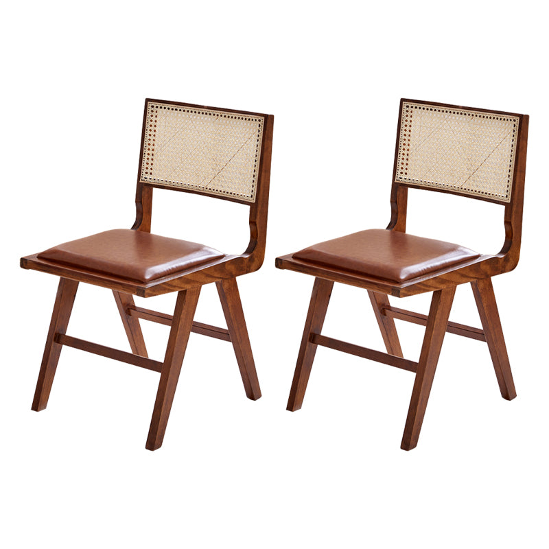 Contemporary Indoor Solid Wood King Louis Back Side Dining Chair
