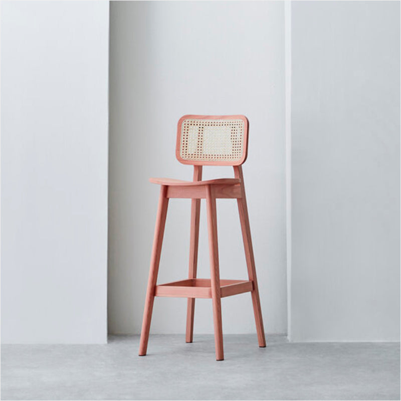 Solid Wood Stool Modern Style Counter and Bar Stool for Living Room