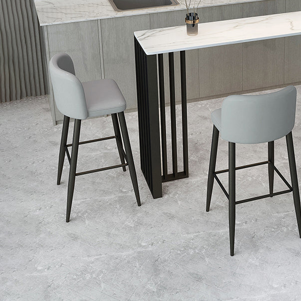 Modern Rectangle Sintered Stone Top Bar Table for Kitchen Dining Room