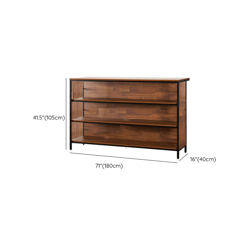 Contemporary Style Wood Rectangle Bar Stool Table for Living Room