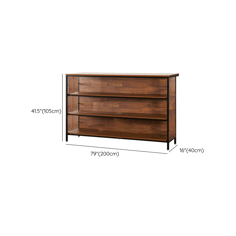 Contemporary Style Wood Rectangle Bar Stool Table for Living Room