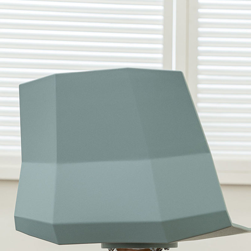 Contemporary Style Adjustable Plastic Bar Stool with Metal Legs