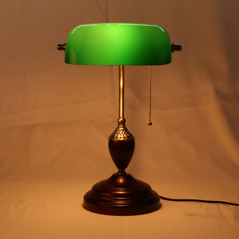 Table à 1 lampe brun rouge Éclair