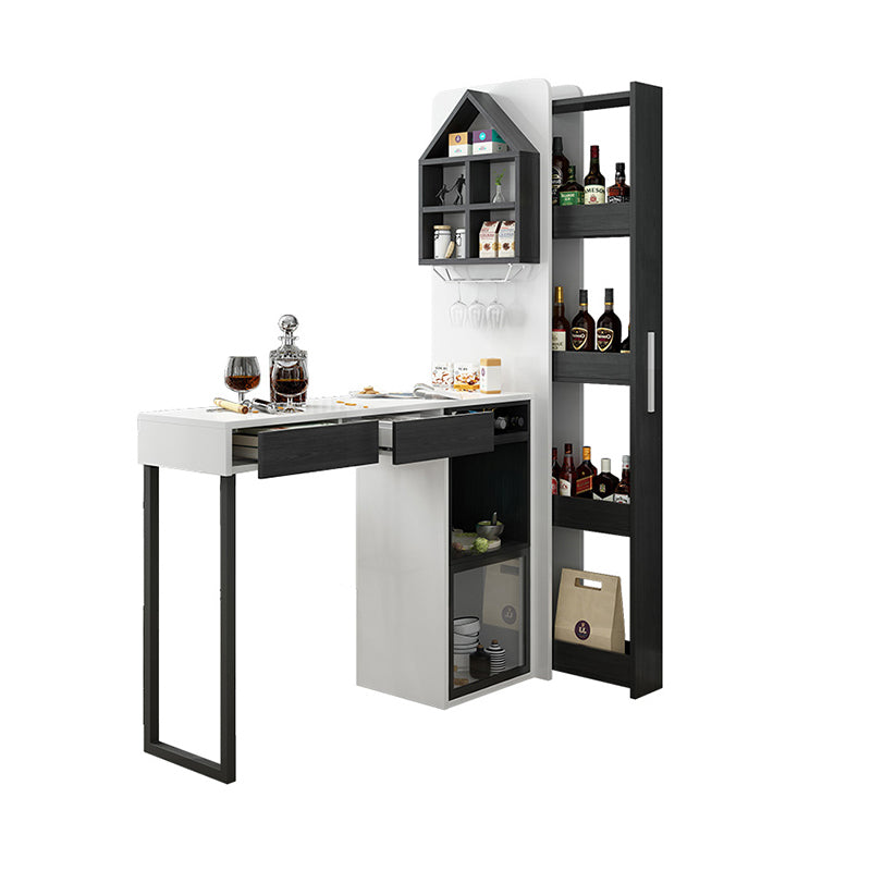 1/2/3 Pieces Counter Height Pub Set Rectangular for Living Room