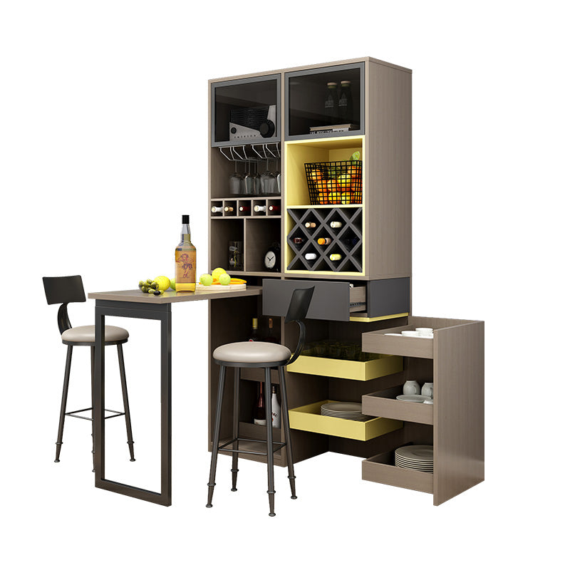 1/2/3 Pieces Counter Height Pub Set Rectangular for Living Room