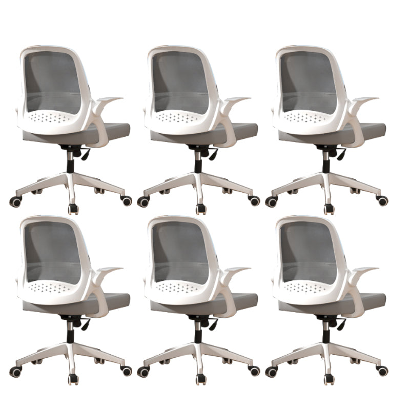 Modern Style Office Chair Adjustable Seat Height with Wheels