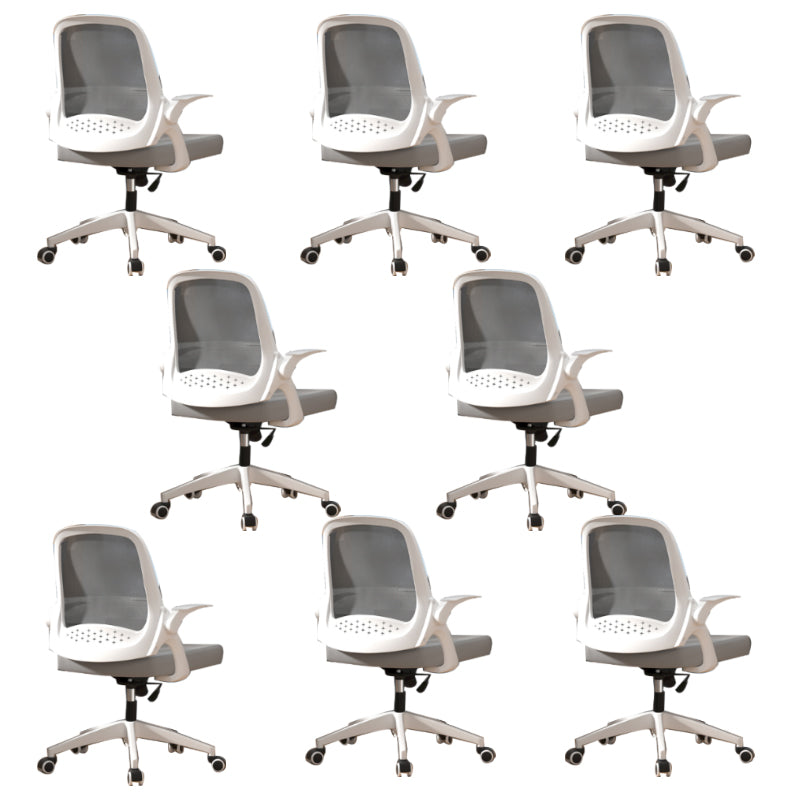 Modern Style Office Chair Adjustable Seat Height with Wheels