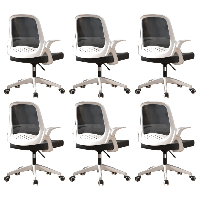 Modern Style Office Chair Adjustable Seat Height with Wheels