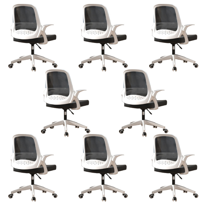 Modern Style Office Chair Adjustable Seat Height with Wheels