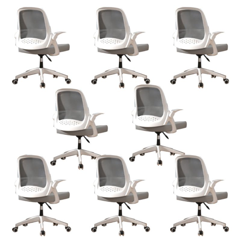 Modern Style Office Chair Adjustable Seat Height with Wheels