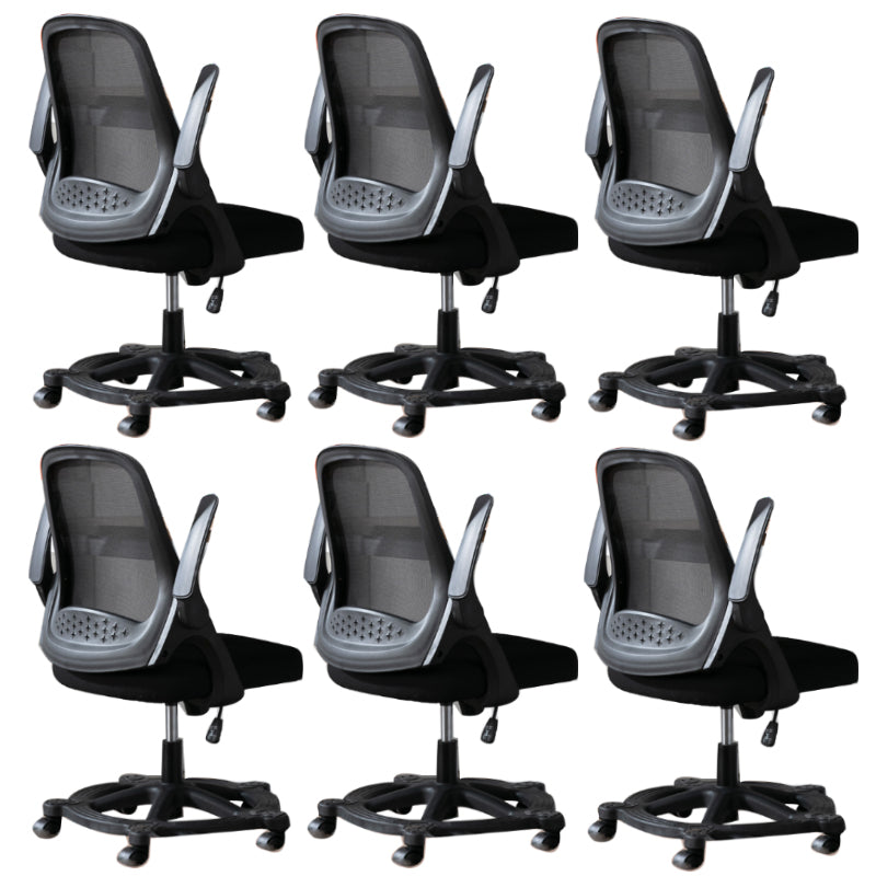 Modern Style Office Chair Adjustable Seat Height with Wheels