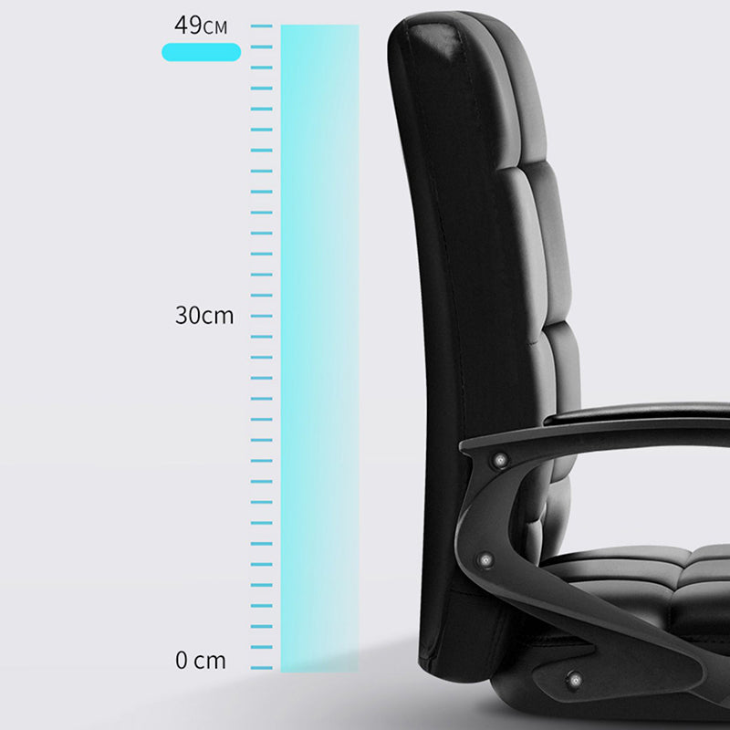 Modern Slide Office Chair Adjustable Seat Height with Wheels