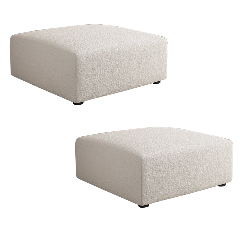 Rectangular Contemporary Ottoman Bedroom Foot Stool without Legs