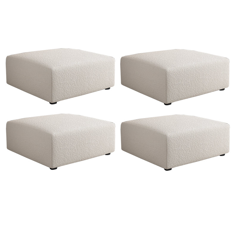 Rectangular Contemporary Ottoman Bedroom Foot Stool without Legs