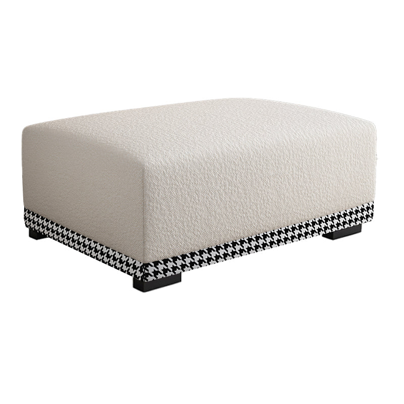 Rectangular Contemporary Ottoman Bedroom Foot Stool without Legs