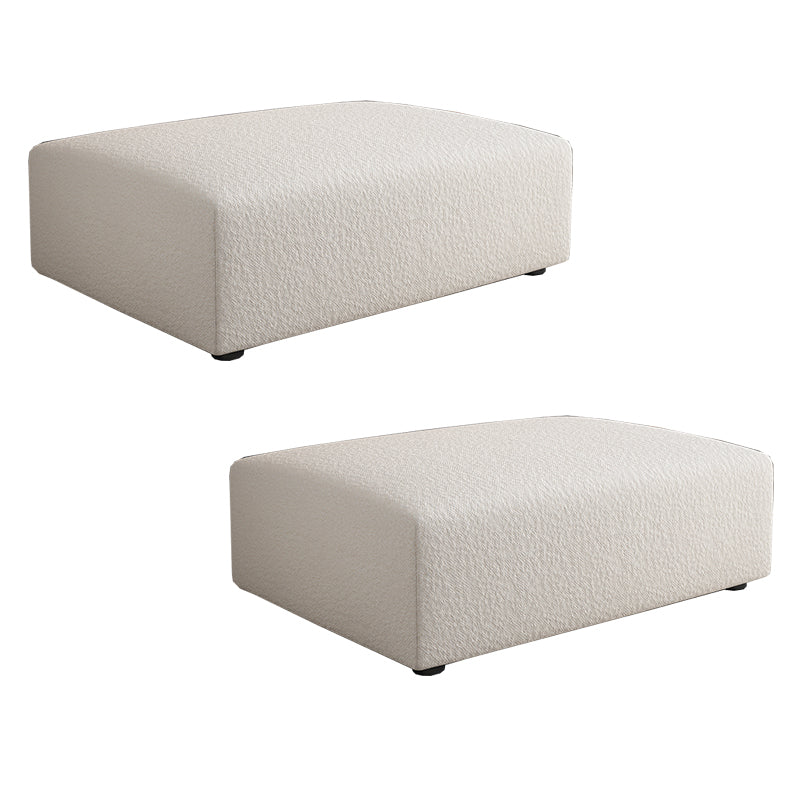 Rectangular Contemporary Ottoman Bedroom Foot Stool without Legs