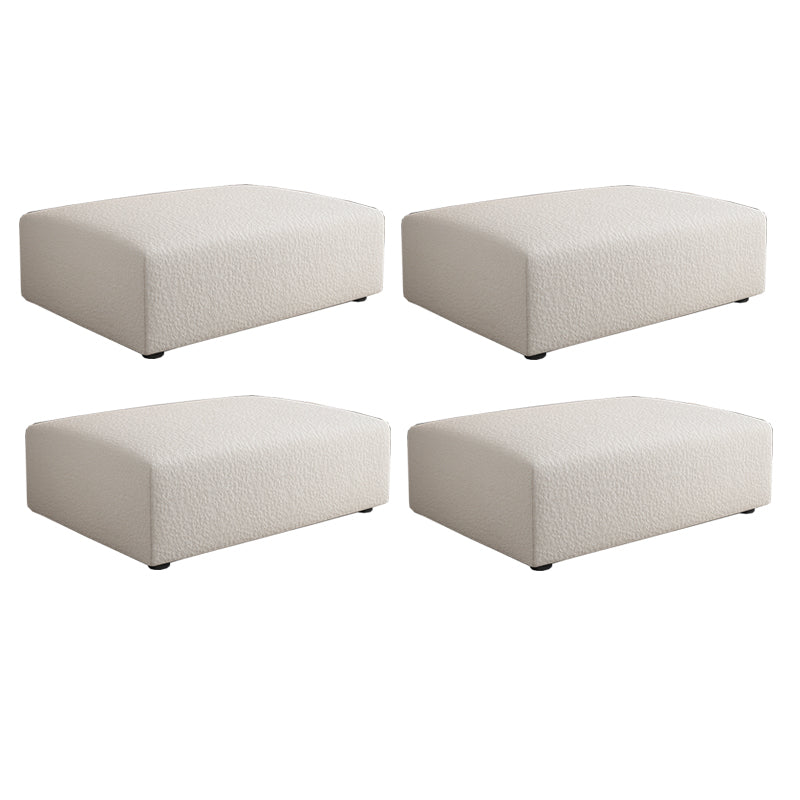 Rectangular Contemporary Ottoman Bedroom Foot Stool without Legs