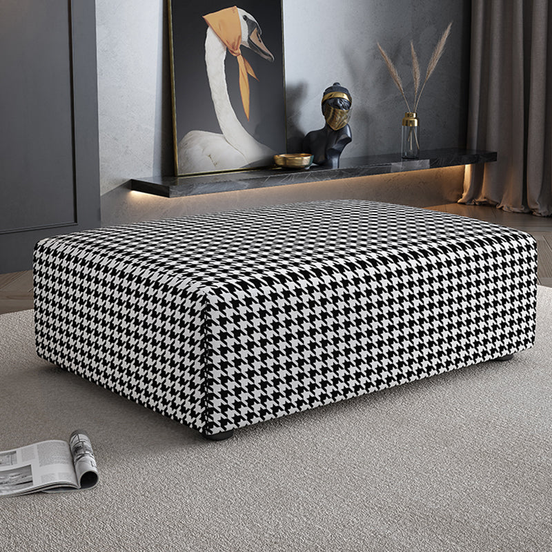 Rectangular Contemporary Ottoman Bedroom Foot Stool without Legs