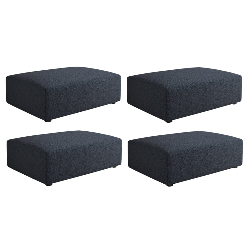 Rectangular Contemporary Ottoman Bedroom Foot Stool without Legs