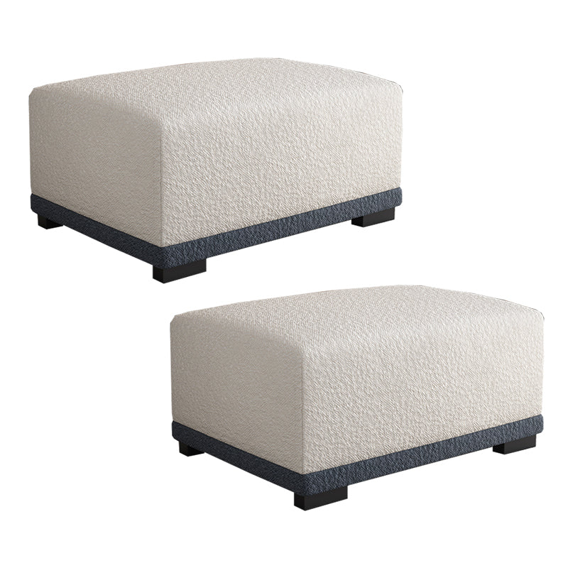 Rectangular Contemporary Ottoman Bedroom Foot Stool without Legs