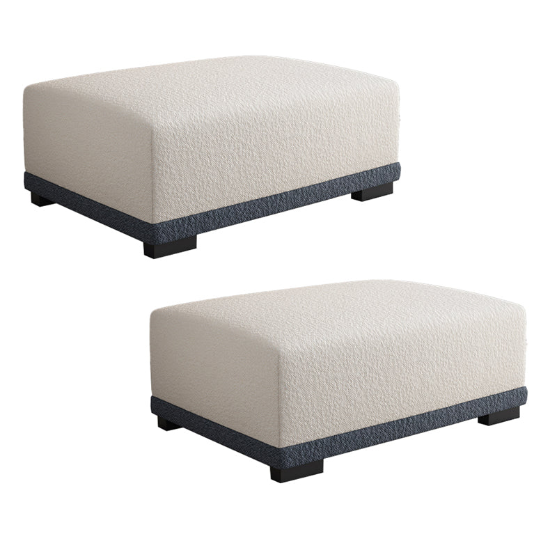 Rectangular Contemporary Ottoman Bedroom Foot Stool without Legs