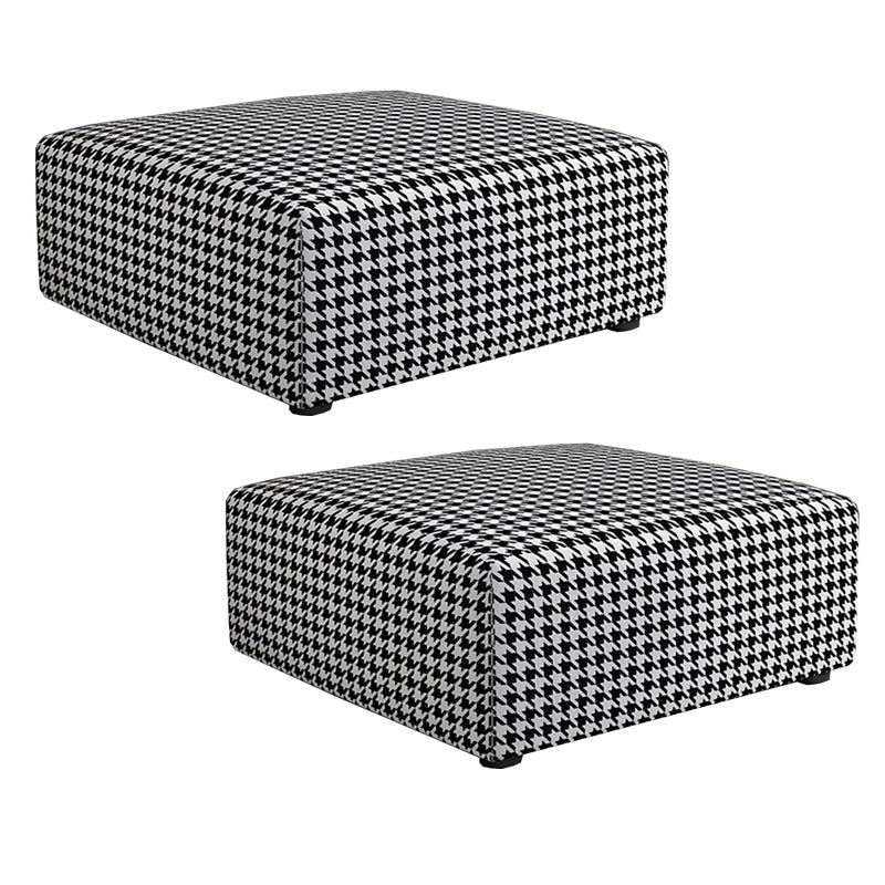 Rectangular Contemporary Ottoman Bedroom Foot Stool without Legs